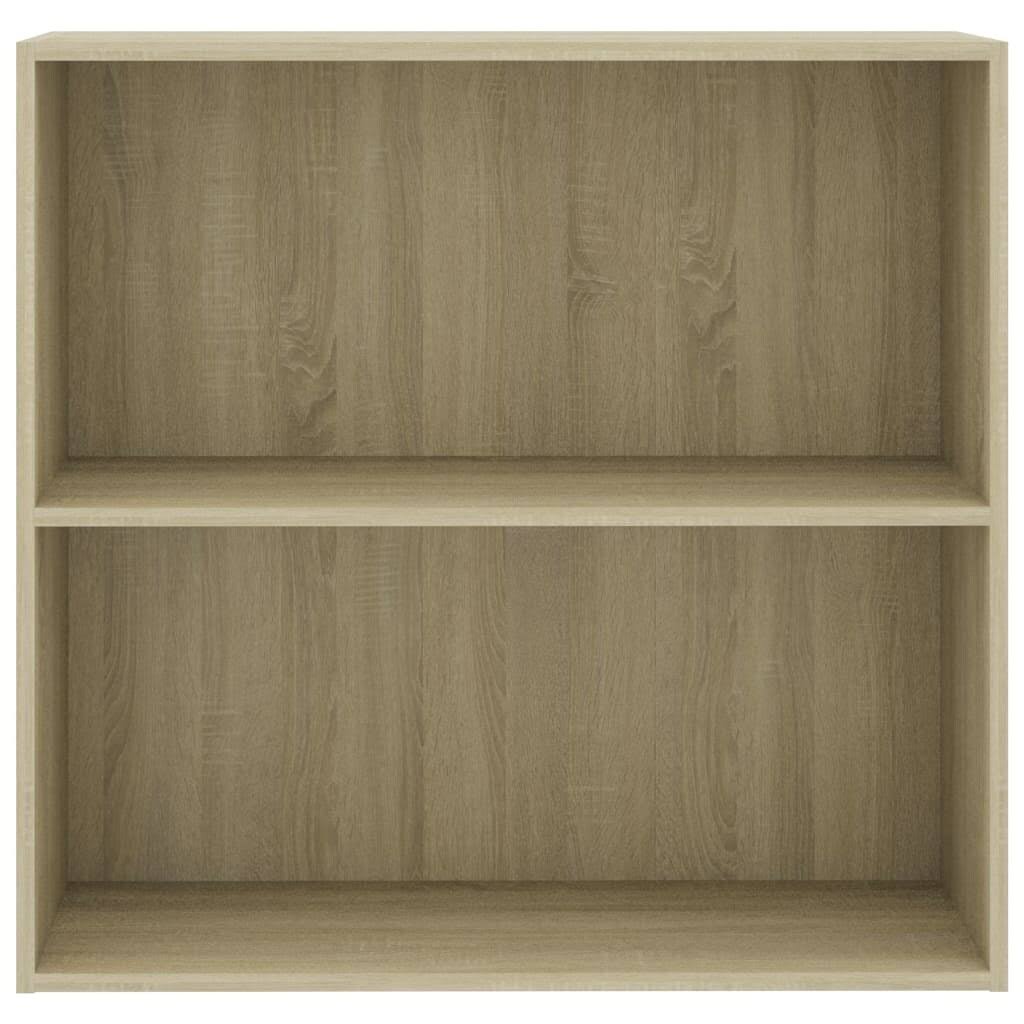2-Tier Book Cabinet Sonoma Oak Chipboard K309435