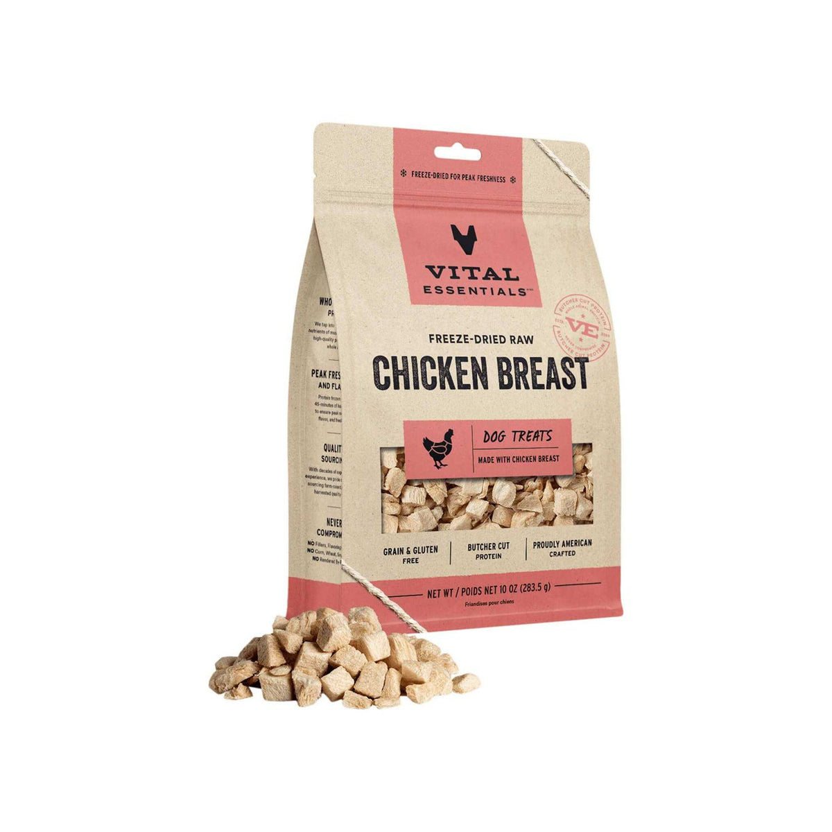 Freeze Dried Chicken Breast Dog Treats L1629