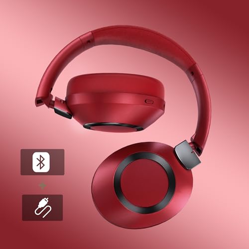 Active Noise Cancelling Wireless Bluetooth Over Ear Headphones with Mic R34222