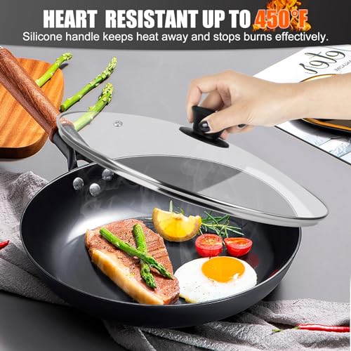 10 Inch Tempered Glass Pot Lid with Heat Resistant Handle R955519