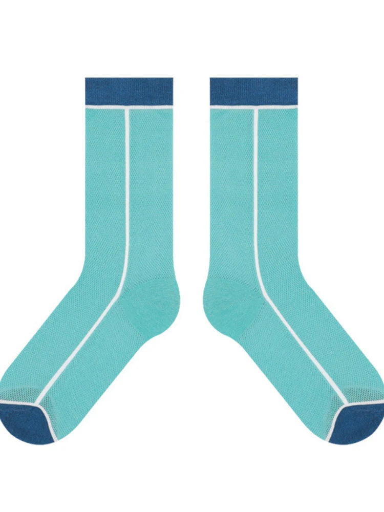 Sheer Crystal Glass Silk Socks W5313