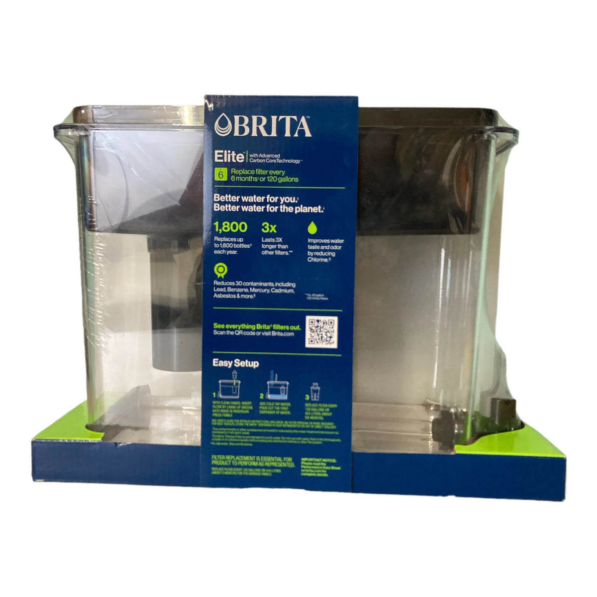 27 Cup Filtered Water Dispenser with 2 Filters C7569