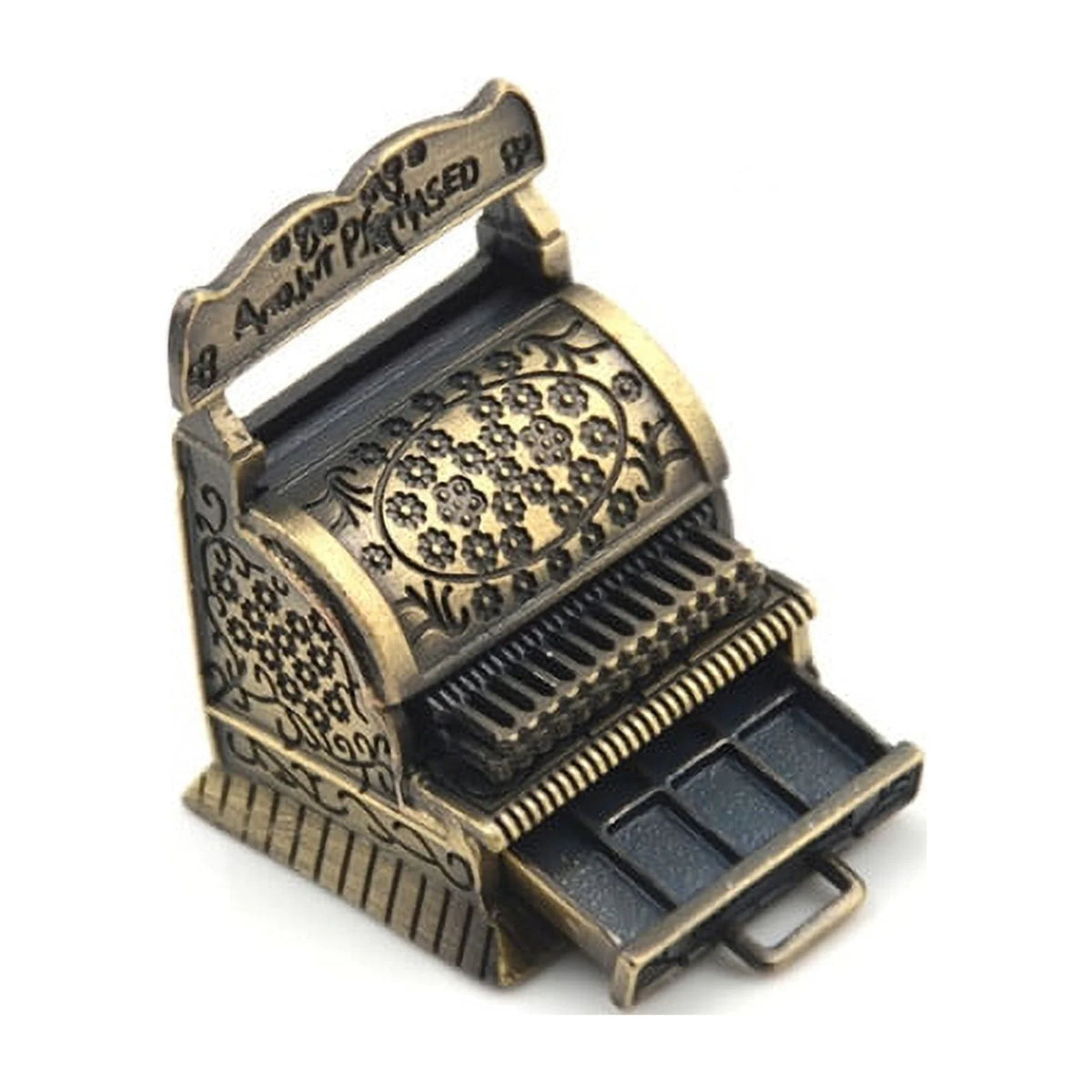 Vintage Metal Cash Register Dollhouse Miniature Furniture L438