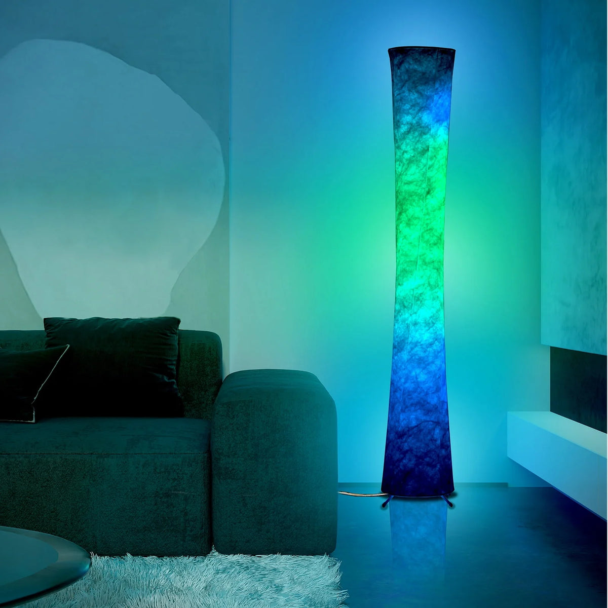 Soft Light LED RGB Color Changing 61'' Tall Floor Lamp X472513