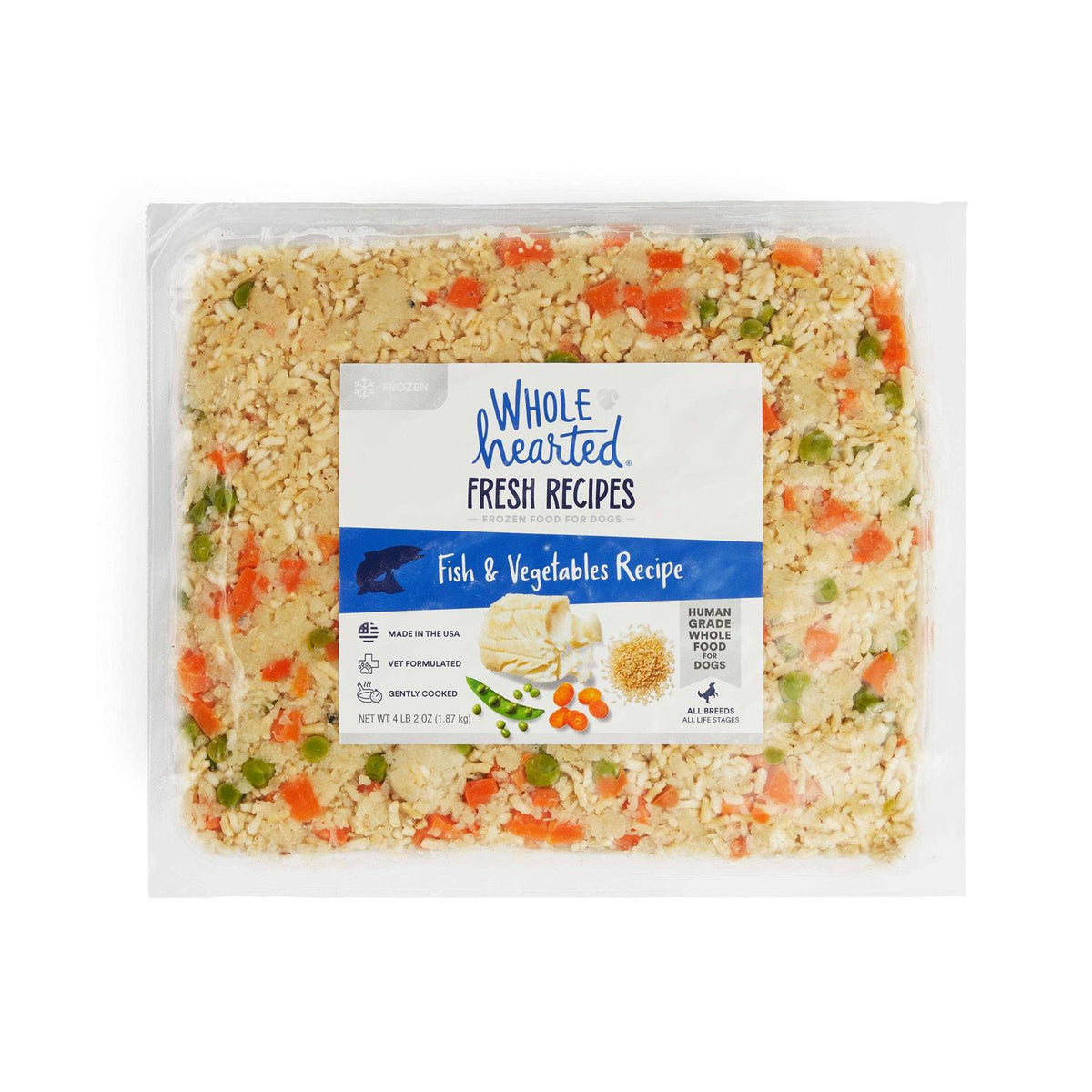 Fish & Vegetables Frozen Dog Food M455