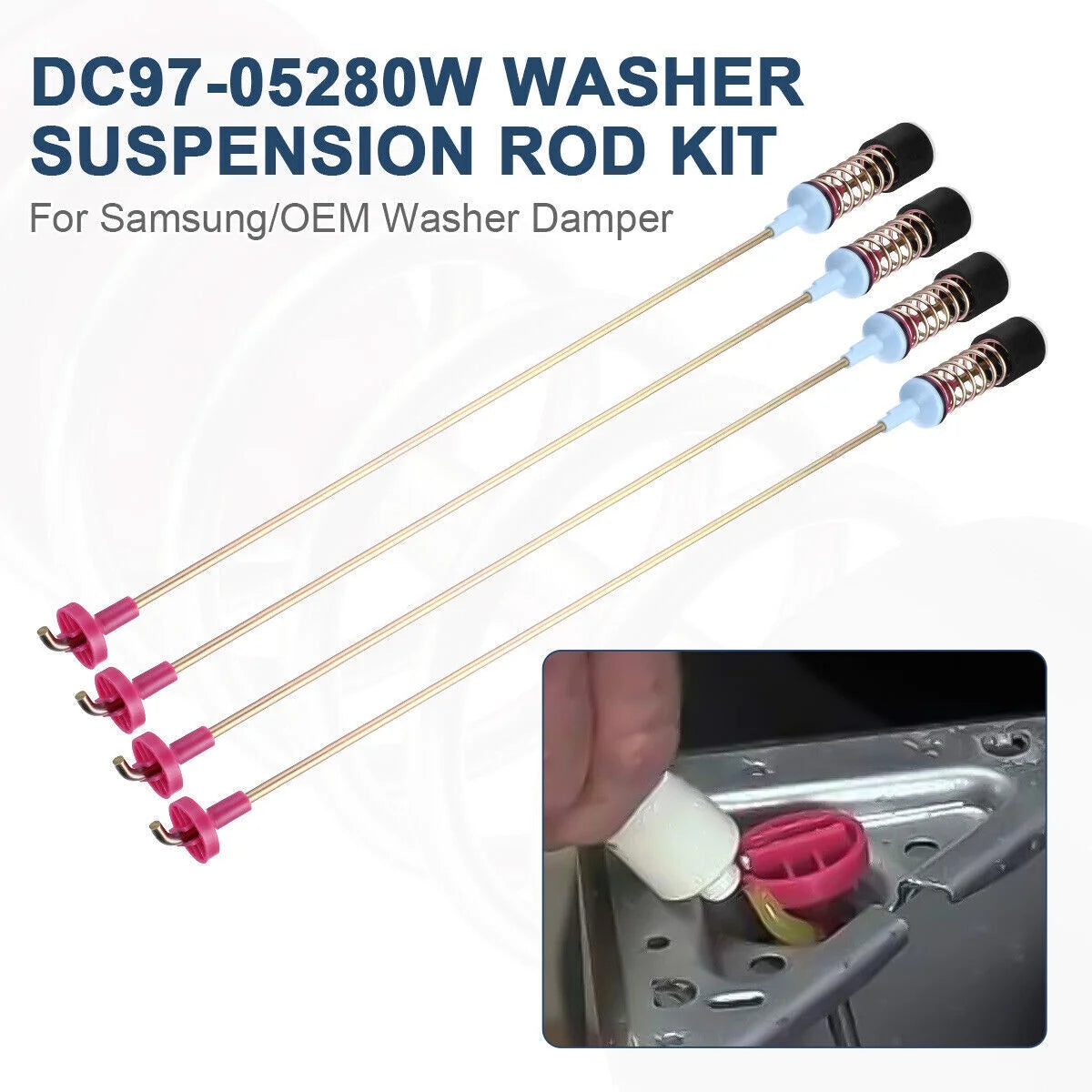 4 Pack Washer Suspension Rod Kit J88537