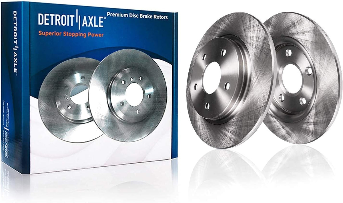 328mm Rear Brake Kit Rotors with Ceramic Pads 6pc Set Z742662