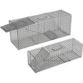Value Pack of 2 Catch and Release Live Animal Traps, 1 Large and 1 Small Q476303