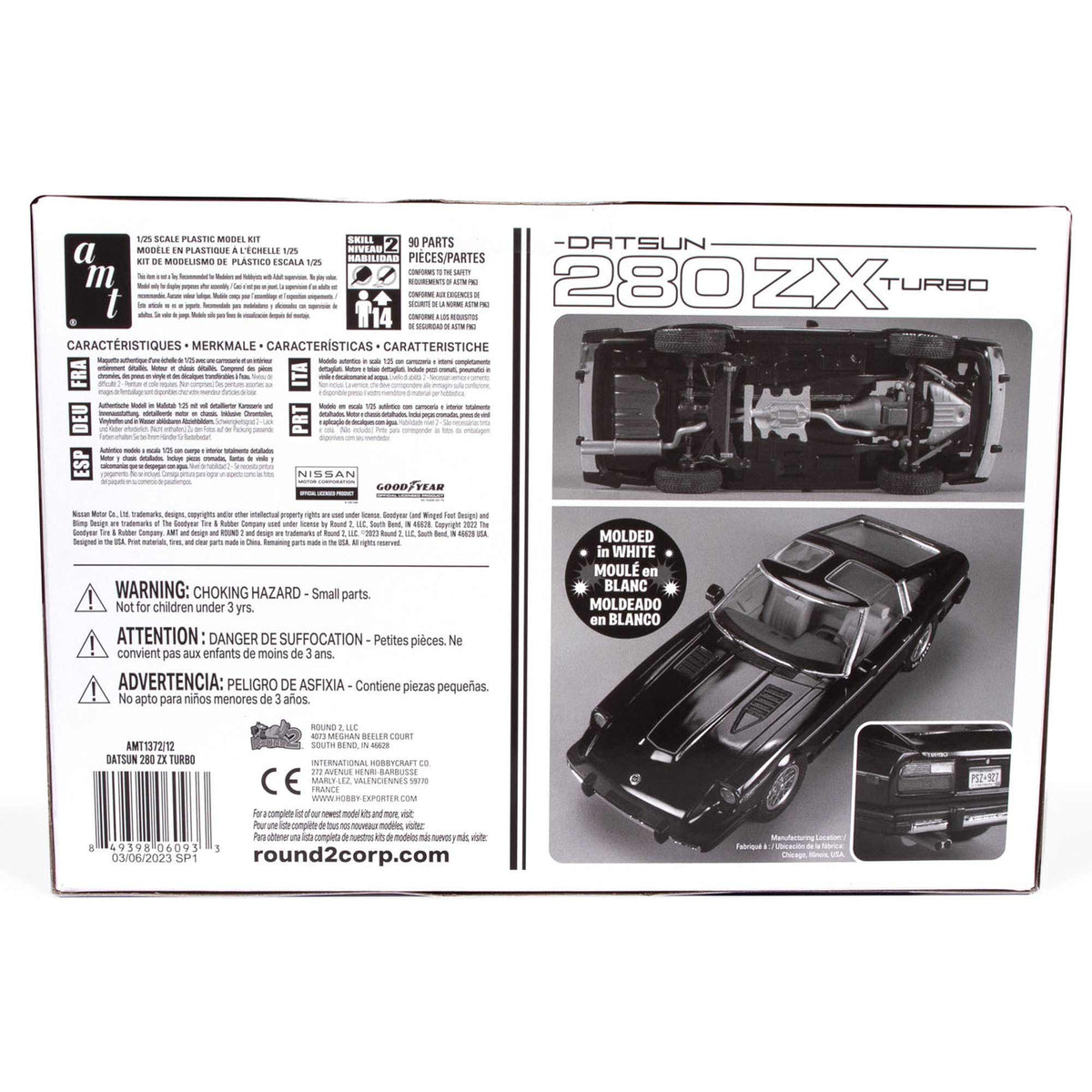 1981 Datsun 280 ZX Turbo Plastics Car/Truck 1/24-1/25 U4400