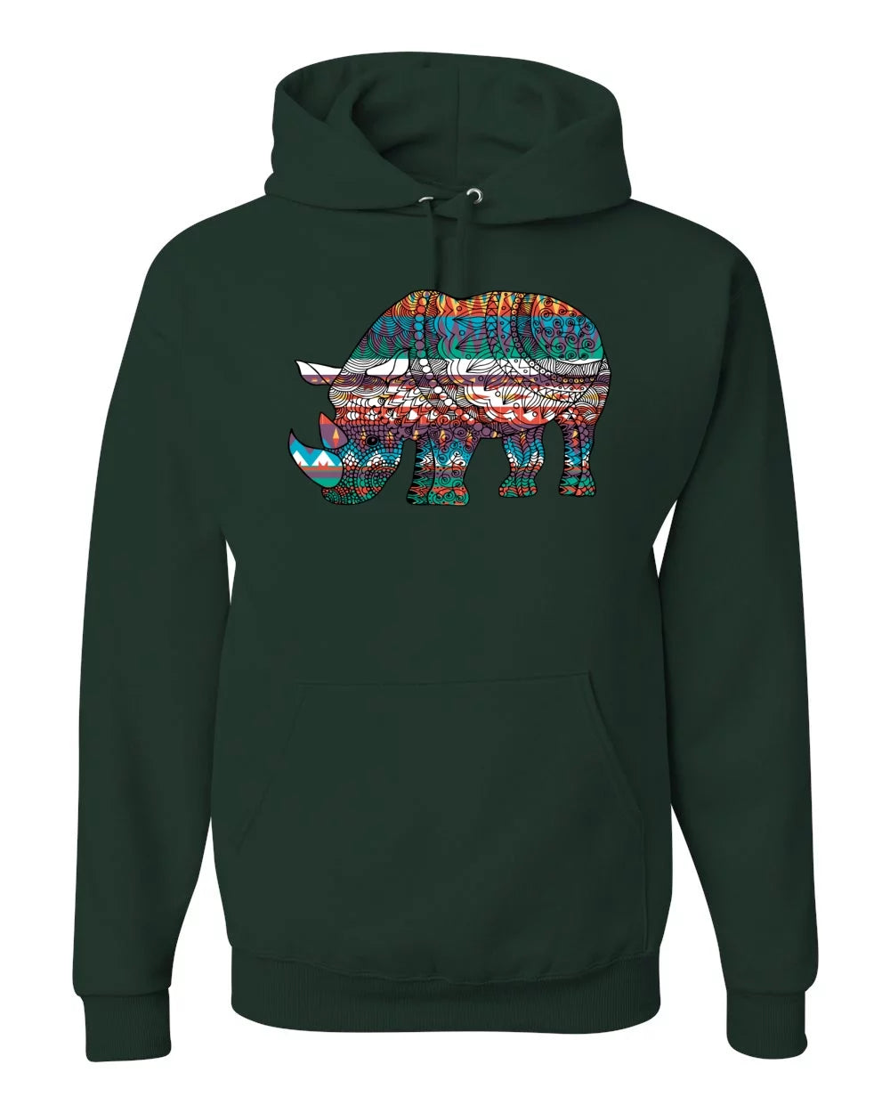 Plaid Paisley Graphic Hoodie Sweatshirt N6461