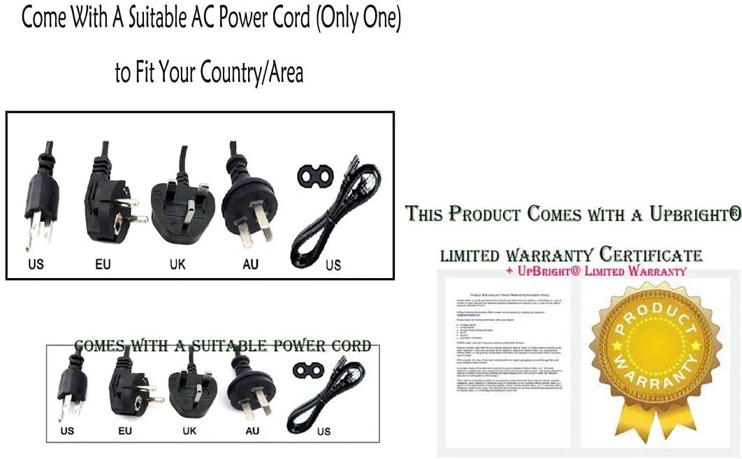 Exercise Bike Power Supply Cord Charger O19547
