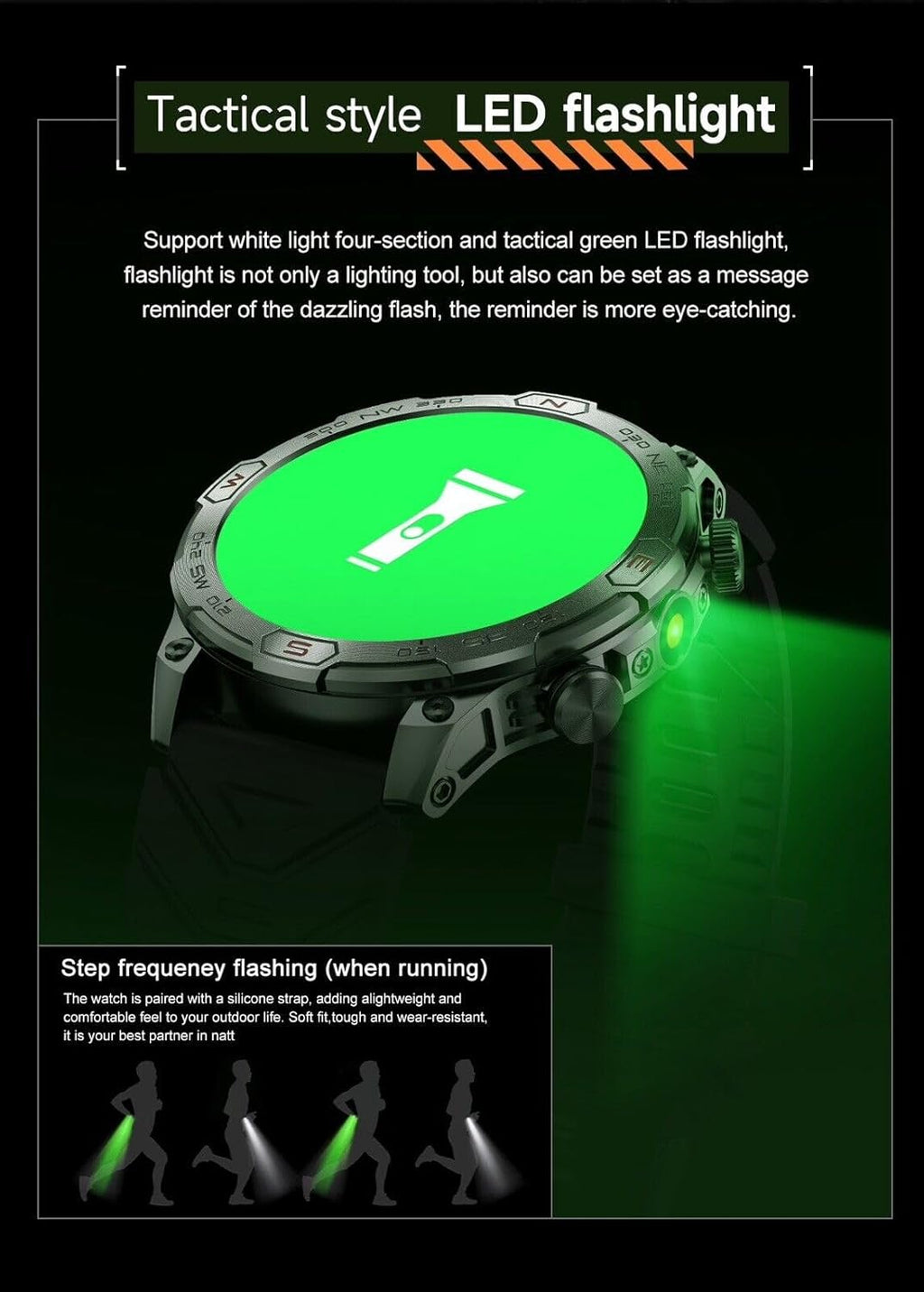 1.43" AMOLED Display Smart Watch with Compass C6104