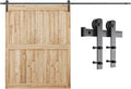 11ft Heavy Duty Sliding Barn Door Hardware Kit T4790