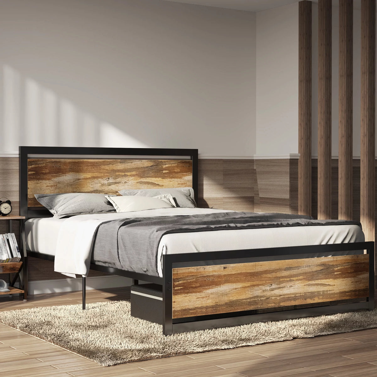 Queen Bed Frame with Headboard O123