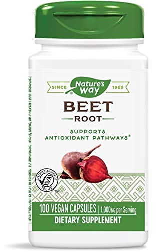 Beet Root 500 mg 100 Vegetarian Capsules Pack of 3 K464841