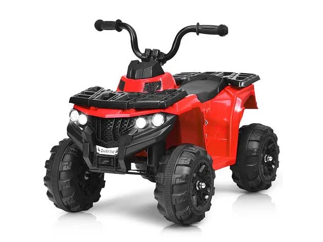 Kids Ride on ATV Quad 4 Wheeler Electric Toy Car 6V Battery Power LED Lights Red L720863
