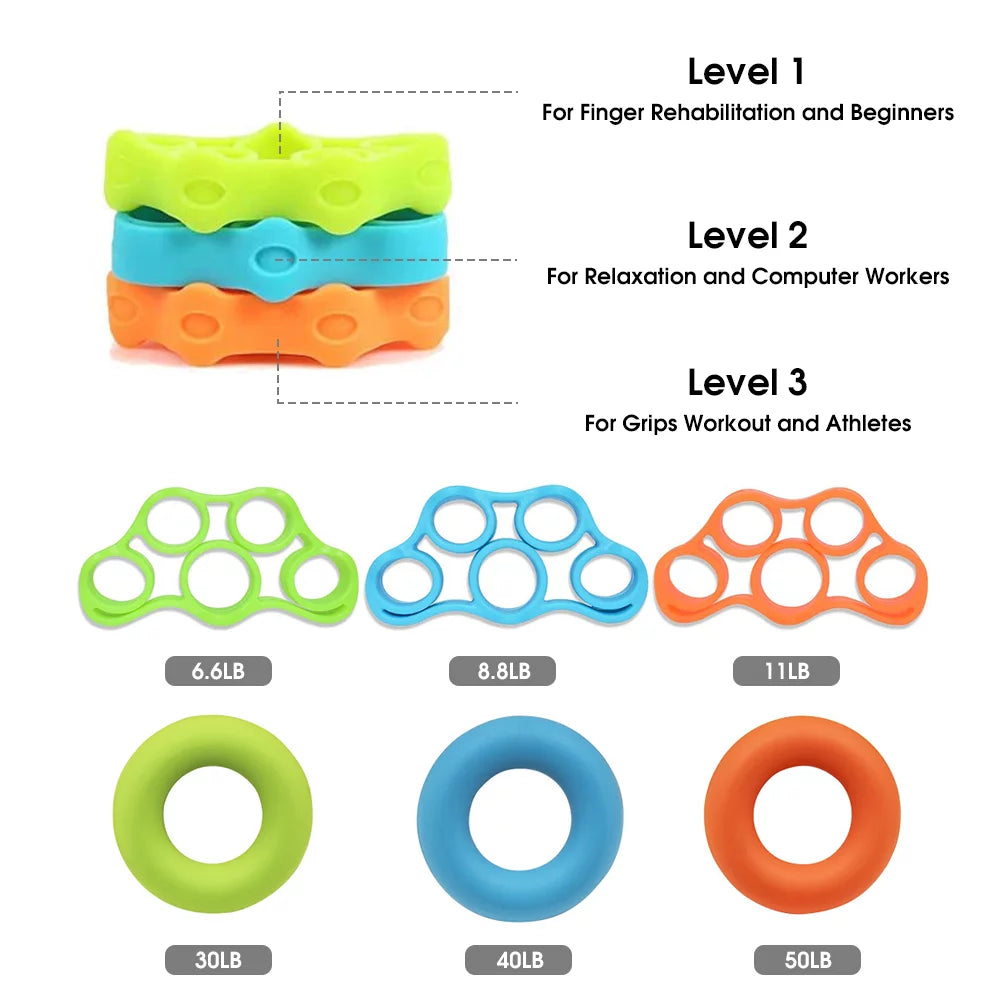 Hand Grip Strengthener Set of 6 G6720