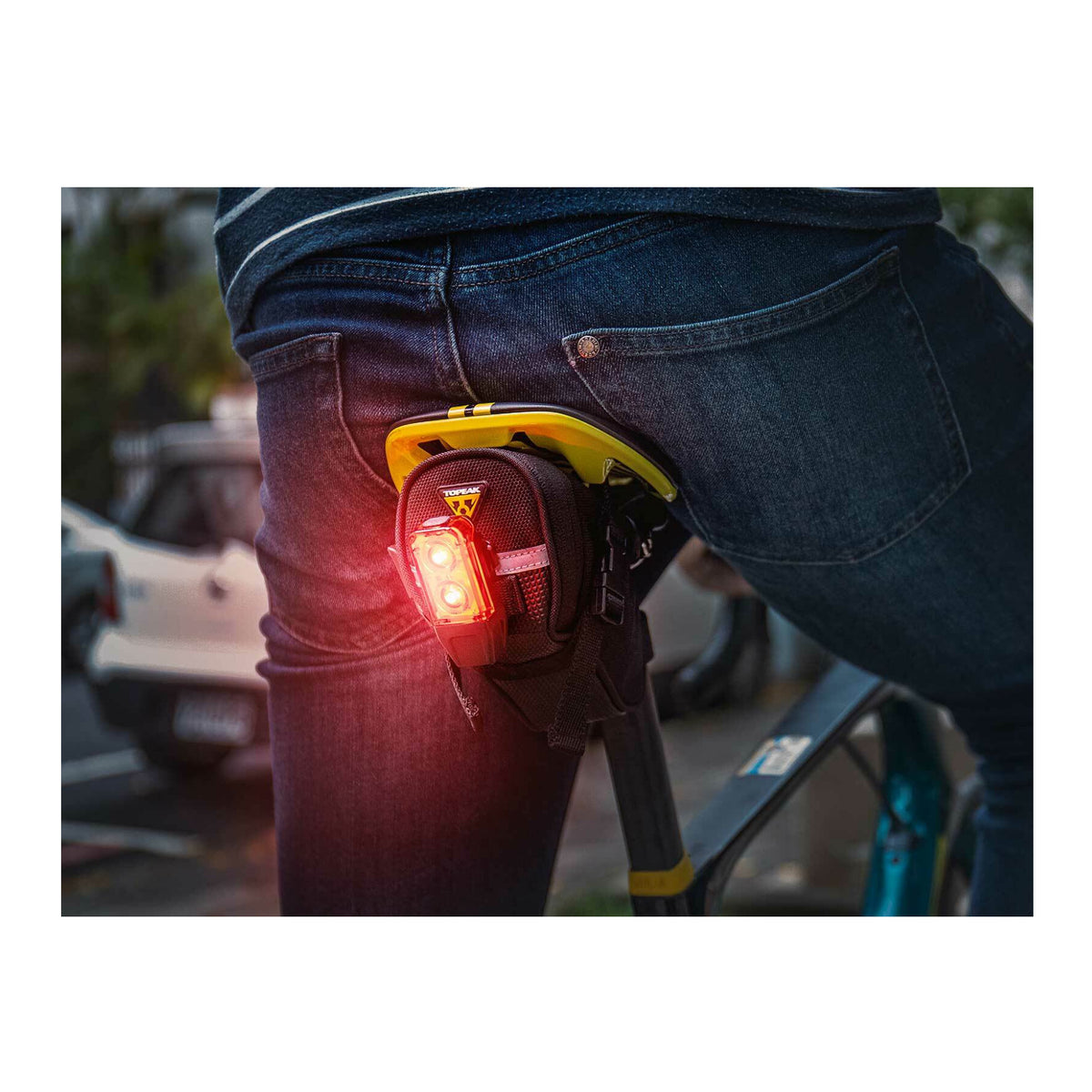 USB Combination Light Set with Bike Seat Bag G46459