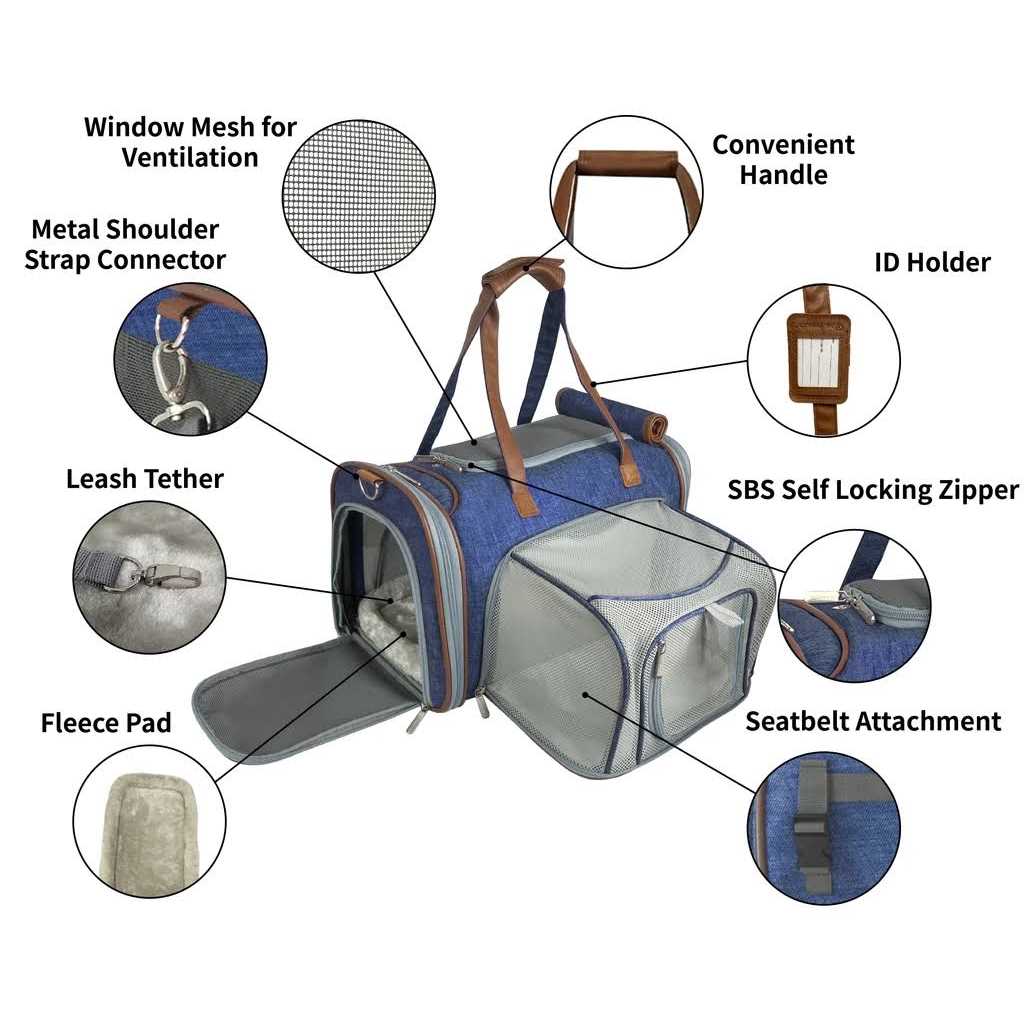 Expandable Airline Approved Pet Carrier A155771