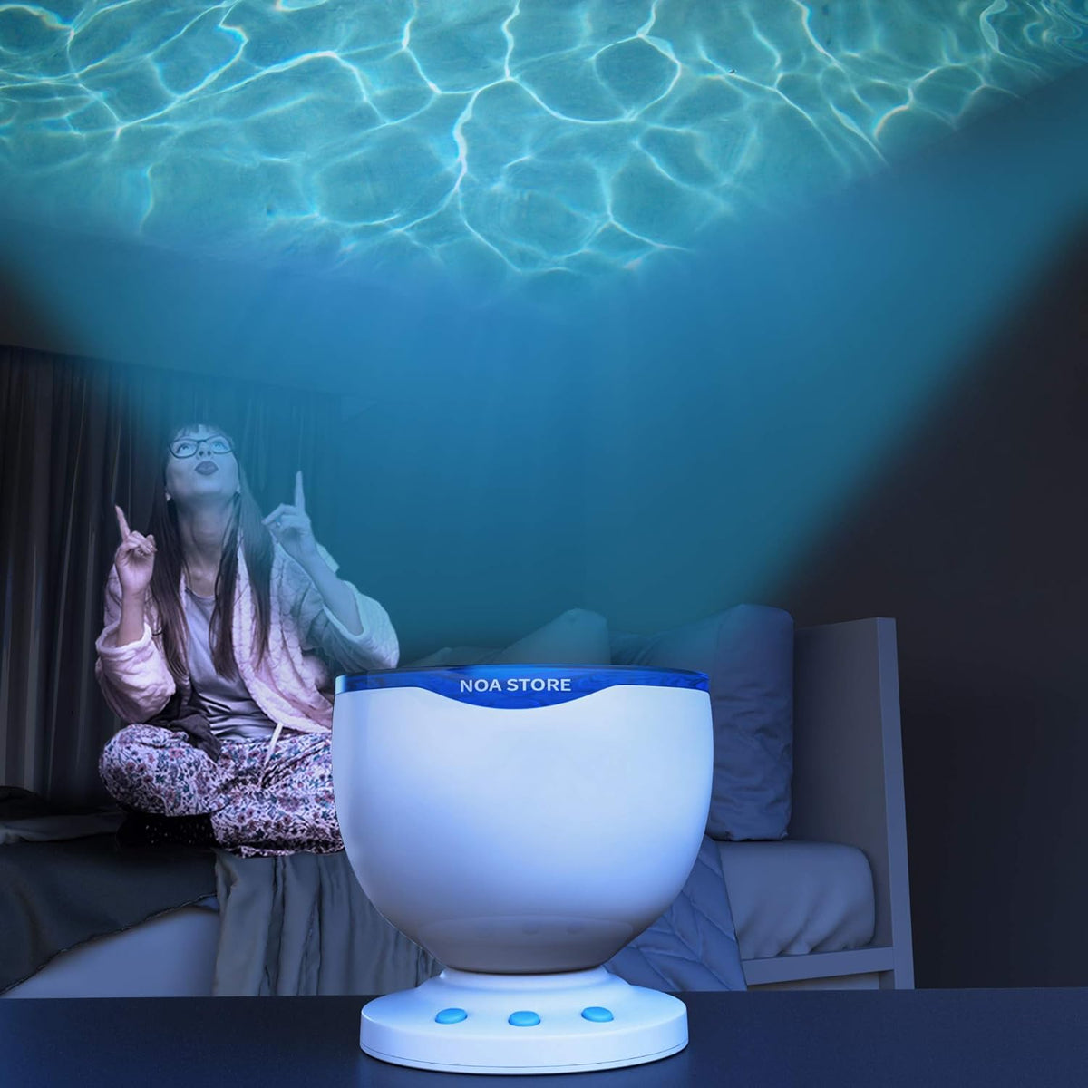 Blue LED Light Projector Toy T2860