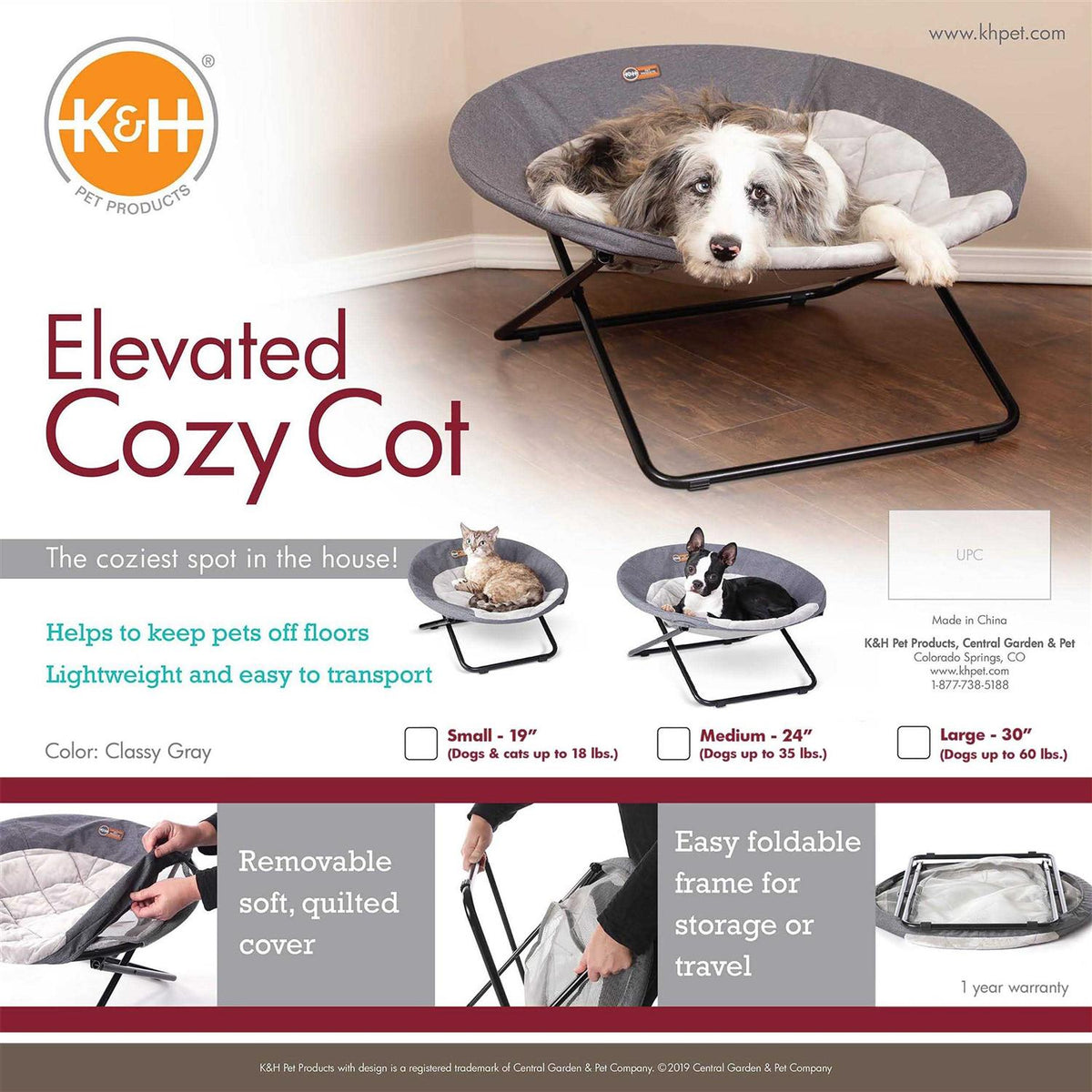 Elevated Pet Cot I60875