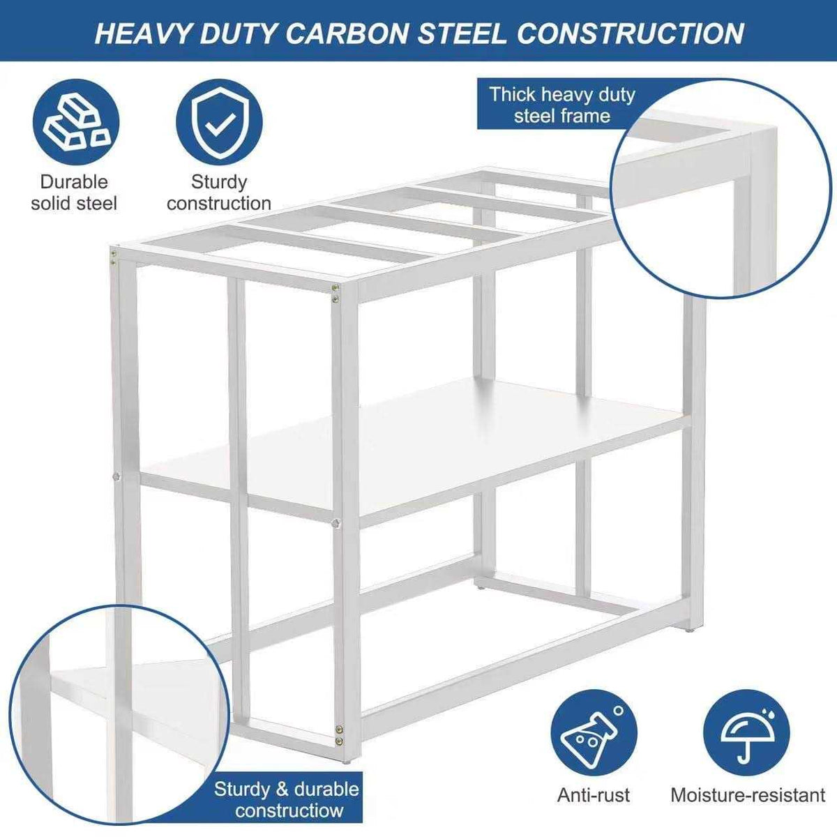 40 Gallon Fish Tank Stand with Storage Shelf D477