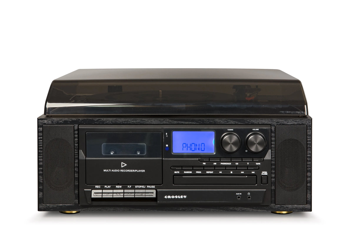 8-in-1 Vinyl Record Player with Cassette Player M884