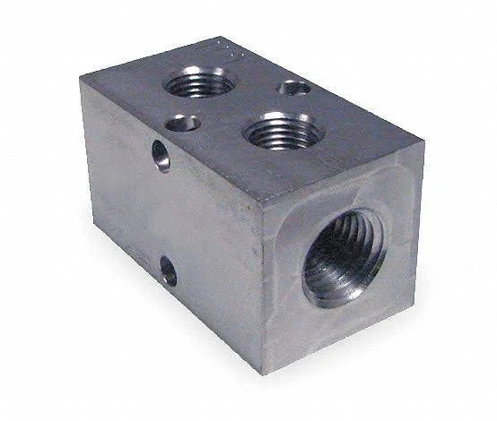 Manifold, 1/4 in Inlet, 1/8 in Outlet, NPT, Stainless Steel H823176