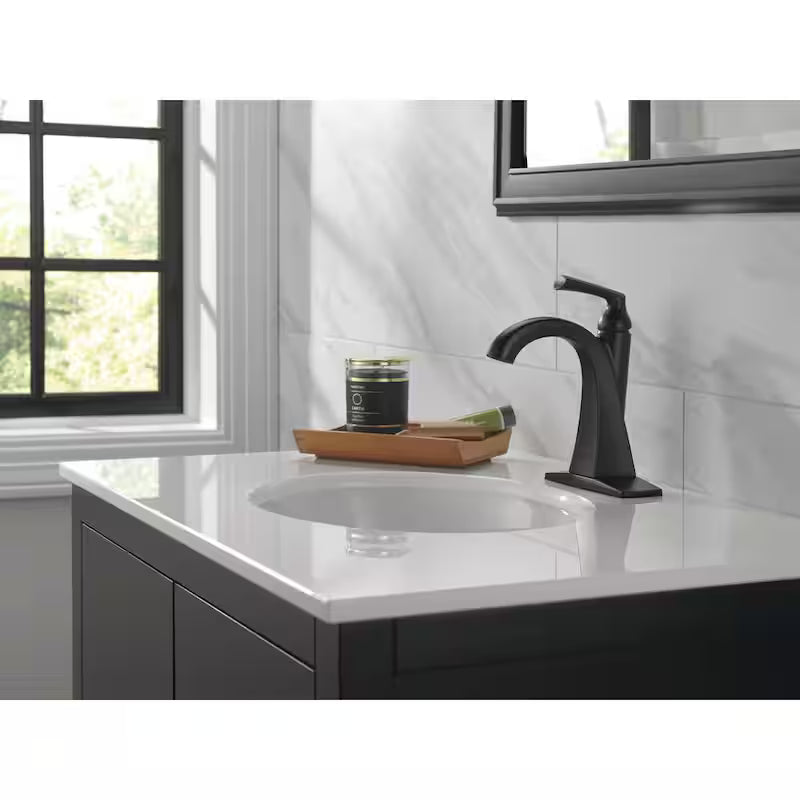 Single Hole Single-Handle Bathroom Faucet in Matte Black X9259