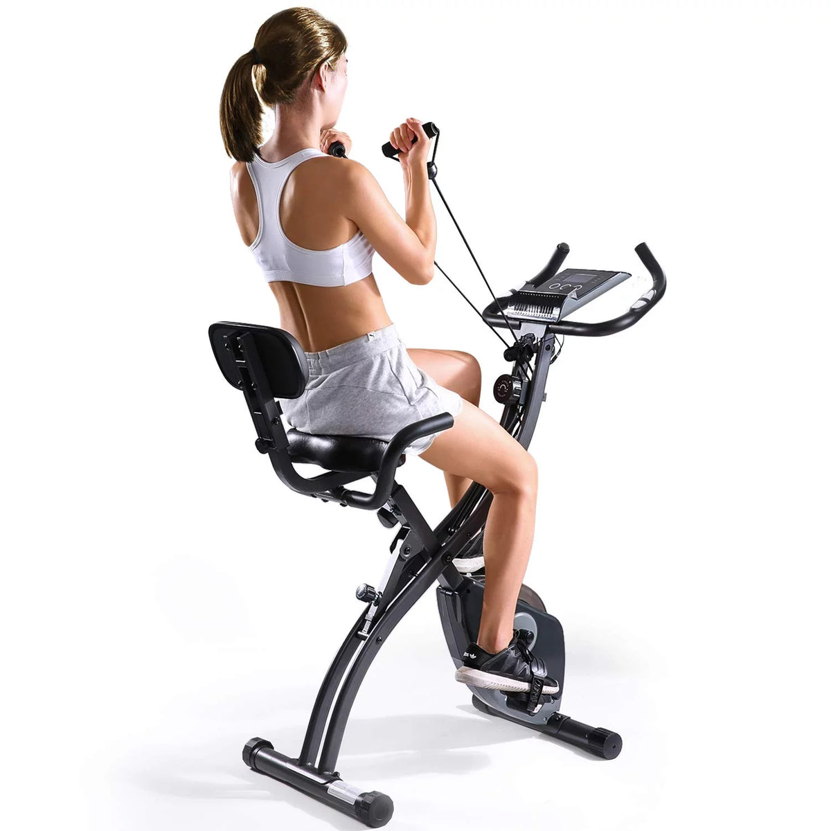 Folding Magnetic Stationary Exercise Bike R70941