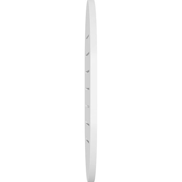 Vertical Round Ended Surface Mount PVC Gable Vent H306517
