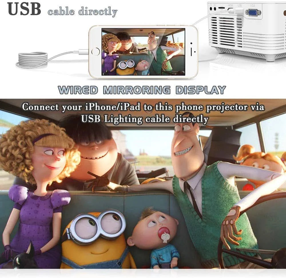 Wireless Mini Projector WiFi B6594