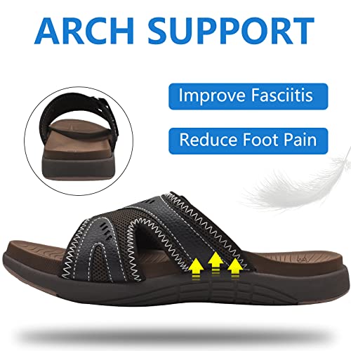 Mens Sport Recovery Sandals Orthotic Slides V416
