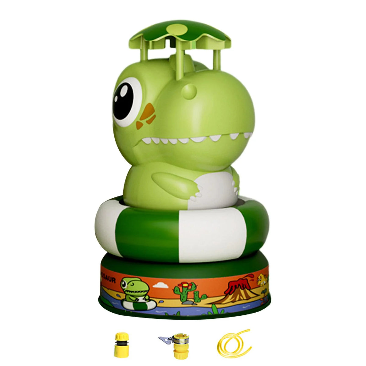 Green Dinosaur 360 Degree Rotating Sprinkler Toy P227623