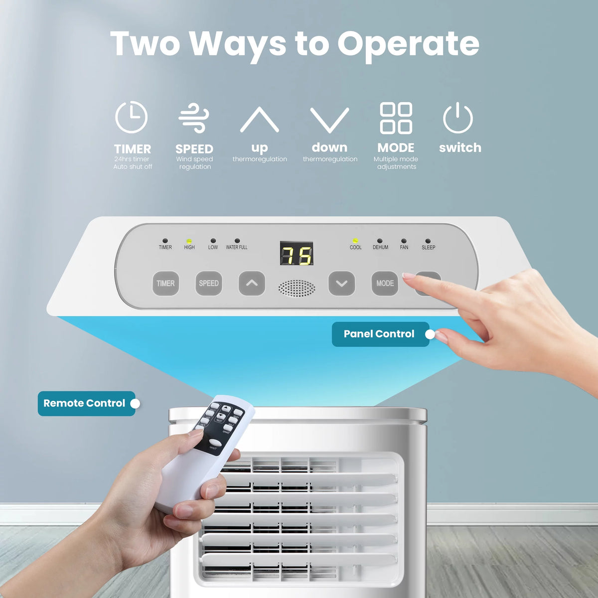 Portable Air Conditioner 5000BTU 3 in 1 Q8671