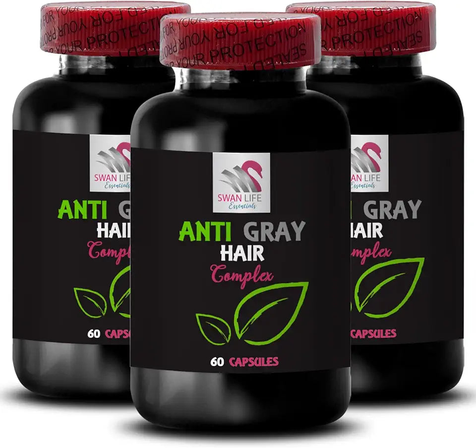 Anti Gray Hair Supplement 180 Capsules L659