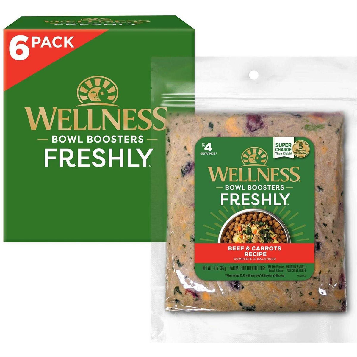 Chicken & Butternut Squash Frozen Dog Food F9656