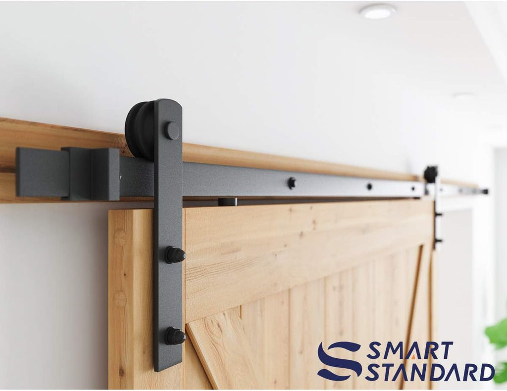 11ft Heavy Duty Sliding Barn Door Hardware Kit T4790