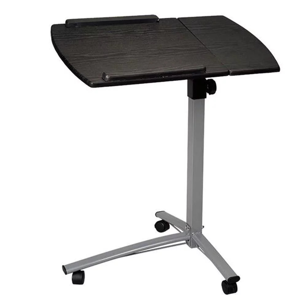 Black Computer Desk With Wheels R6955