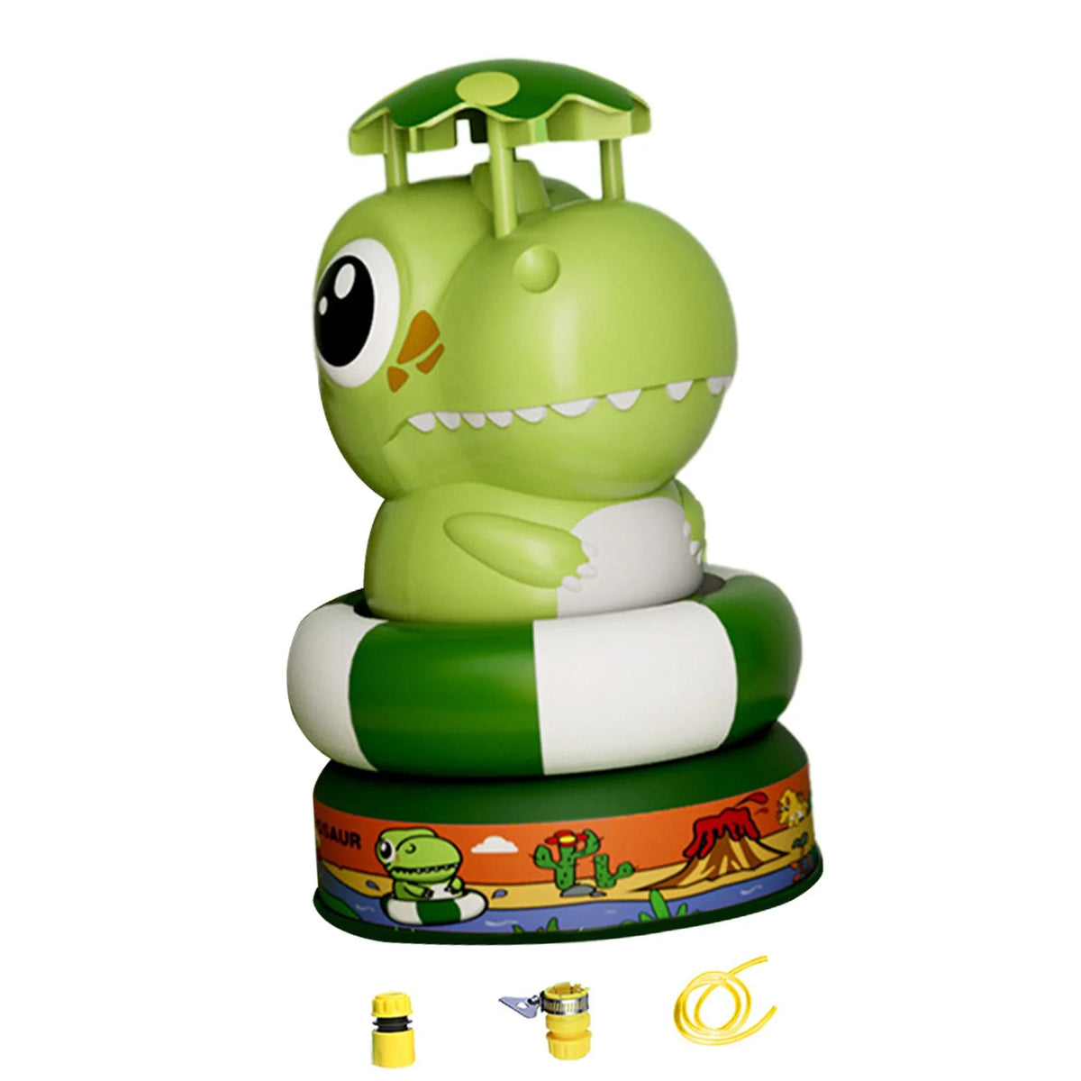 Green Dinosaur 360 Degree Rotating Sprinkler Toy P227623