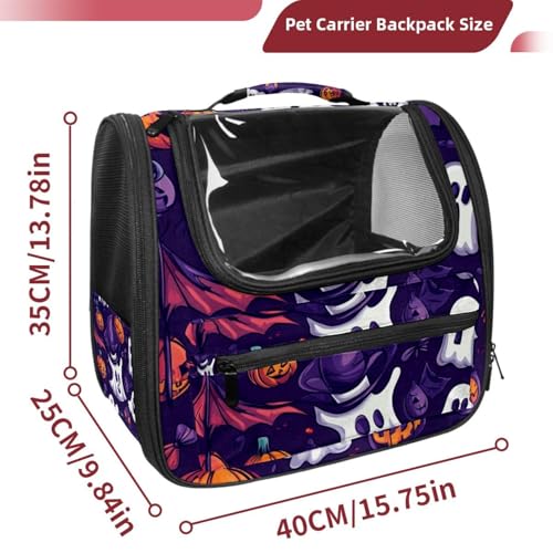 Soft Sided Pet Carrier for Small Medium Cats Dogs U6628