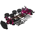 1/10 Alloy Carbon RWD Drift Car Frame Body Kit V9948