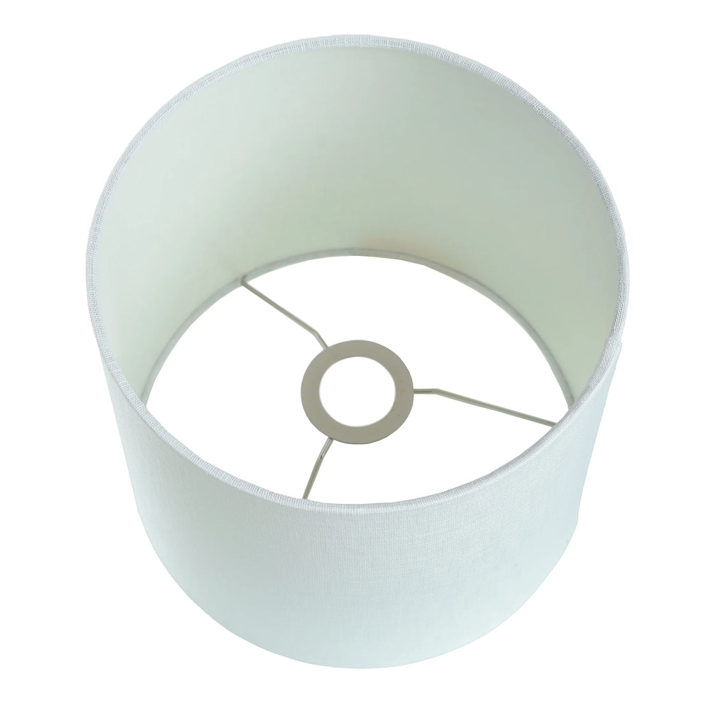 Matte Black Table Lamp with Drum Shade I152228
