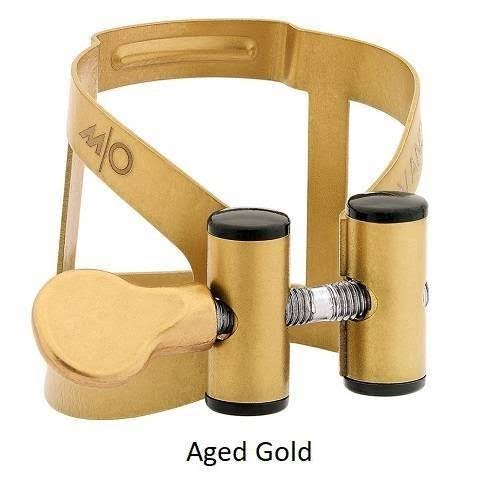Tenor Sax Ligature & Plastic Cap Pink Gold U47669