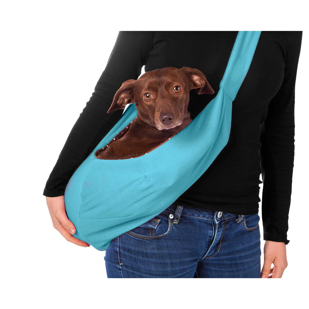 Dog and Cat Sling Carrier Reversible Pet Papoose Bag G4902