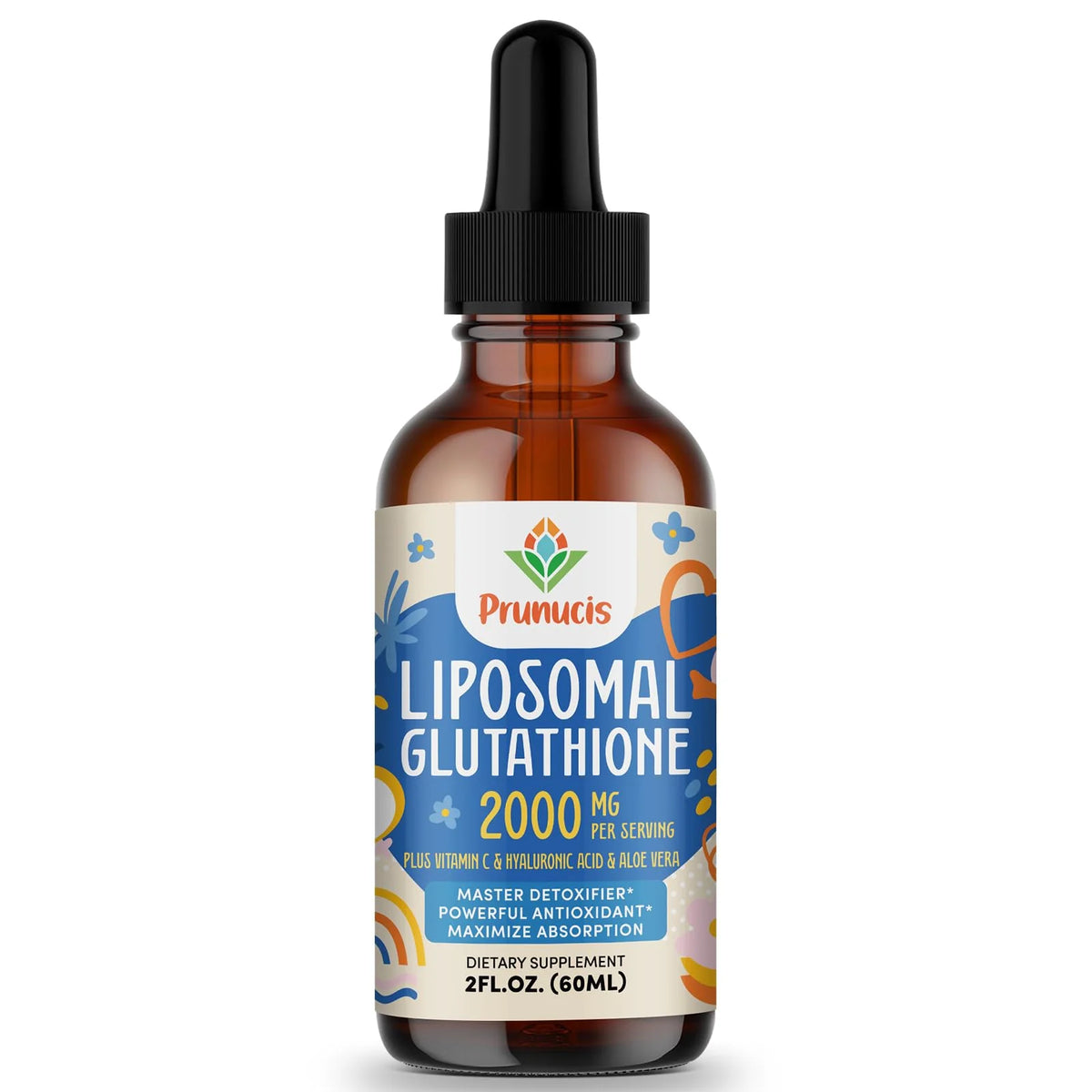 2000MG Liposomal Glutathione Liquid Supplement 2 FL.OZ G475084