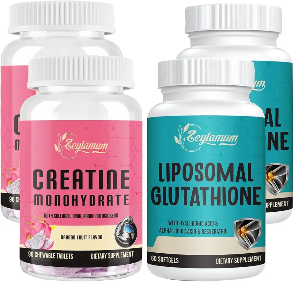 Liposomal Glutathione & Creatine Monohydrate 2 Pack S9864