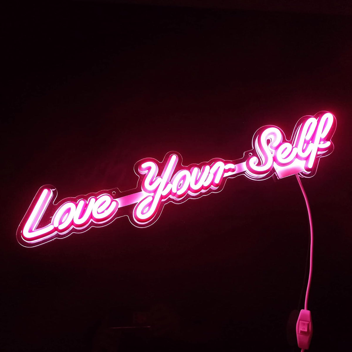 Pink LED Neon Sign Wall Lights B684