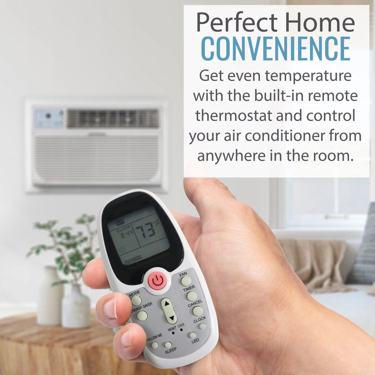 12,000 BTU White Through-the-Wall Air Conditioner O99787