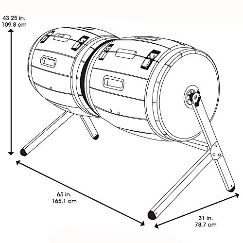 100 Gallon Double Bin Rotating Composter V247770